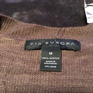 via europa Sweaters - Men's Brown Sweater via europa Sweaters - Men's Brown Sweater